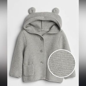 Gap Factory Baby Bear Garter Cardigan GUC